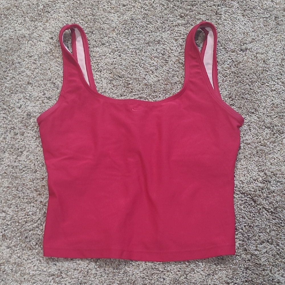 Nike Women's Dark Pink Camisole Top